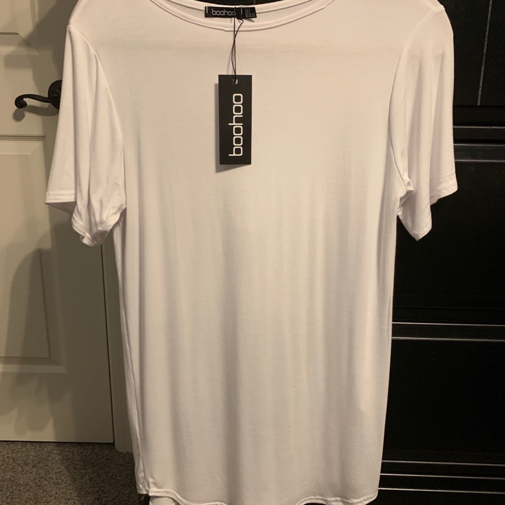 White t-shirt dress